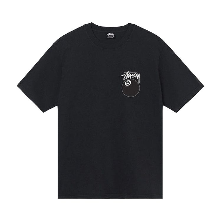 Stussy 8 Ball Pigment Dyed T-Shirt Black