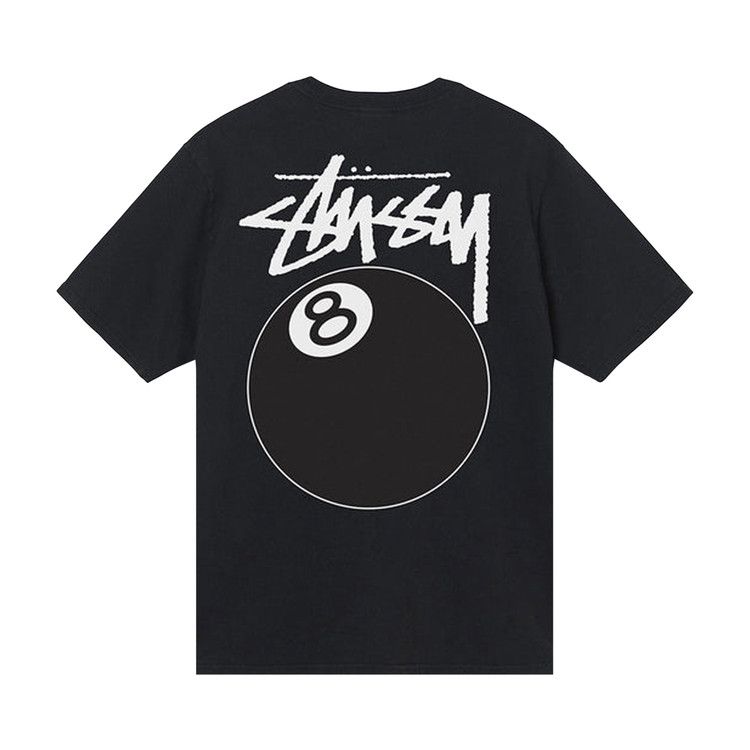 Stussy 8 Ball Pigment Dyed T-Shirt Black
