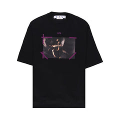 OFF-WHITE Arrow Caravaggio Mercy T-Shirt Black/Purple/Multi