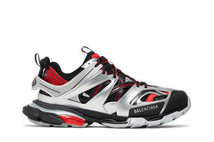 Balenciaga Track Black Red White Silver