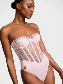 Tease Lace Corset Bodysuit