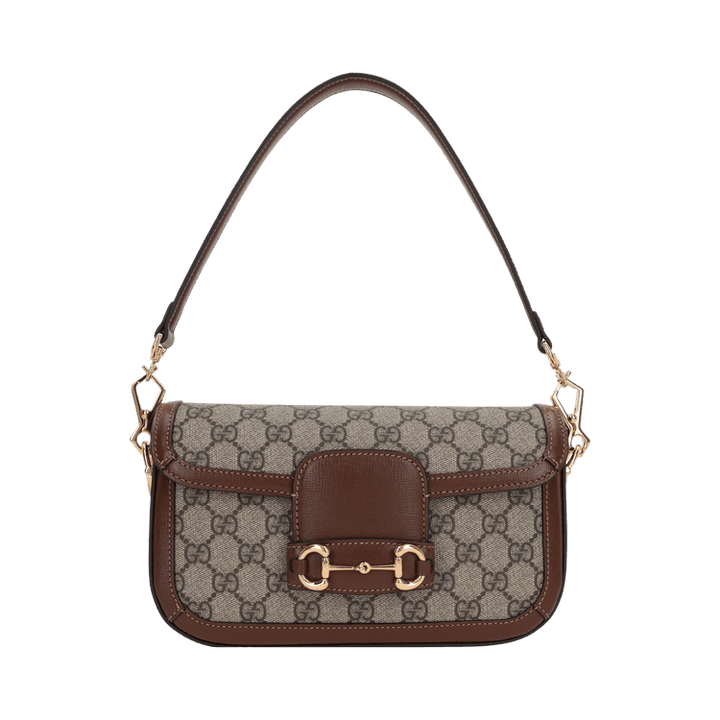 Gucci Horsebit 1955 Shoulder Bag Beige/Ebony