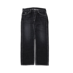 BAPE Ape Head Relaxed Fit Denim Pants Black