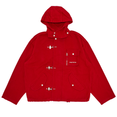 Supreme Canvas Clip Jacket Red