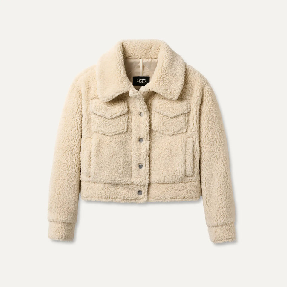 Ugg Frankie Short Trucker Jacket Natural Ii