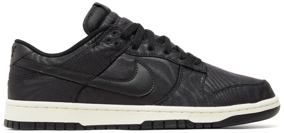 NIKE DUNK LOW BLACK CANVAS