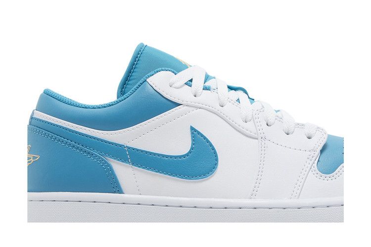 Air Jordan 1 Low WhiteCelestial GoldAquatone
