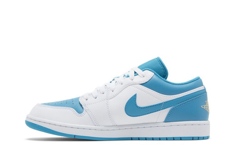 Air Jordan 1 Low WhiteCelestial GoldAquatone