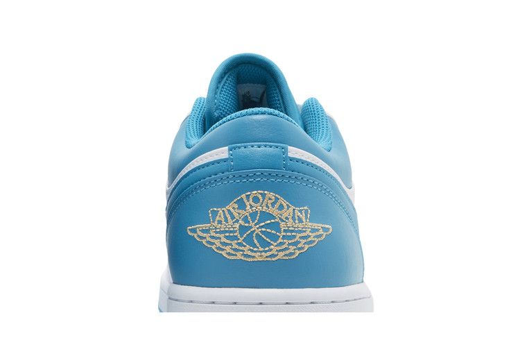 Air Jordan 1 Low WhiteCelestial GoldAquatone