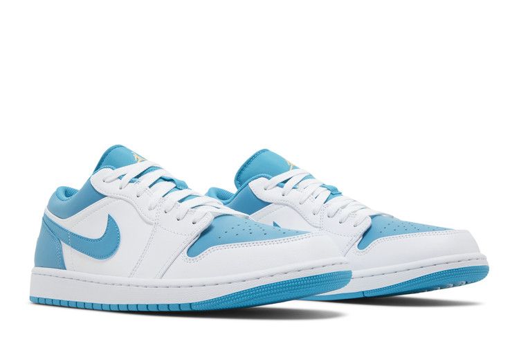 Air Jordan 1 Low WhiteCelestial GoldAquatone