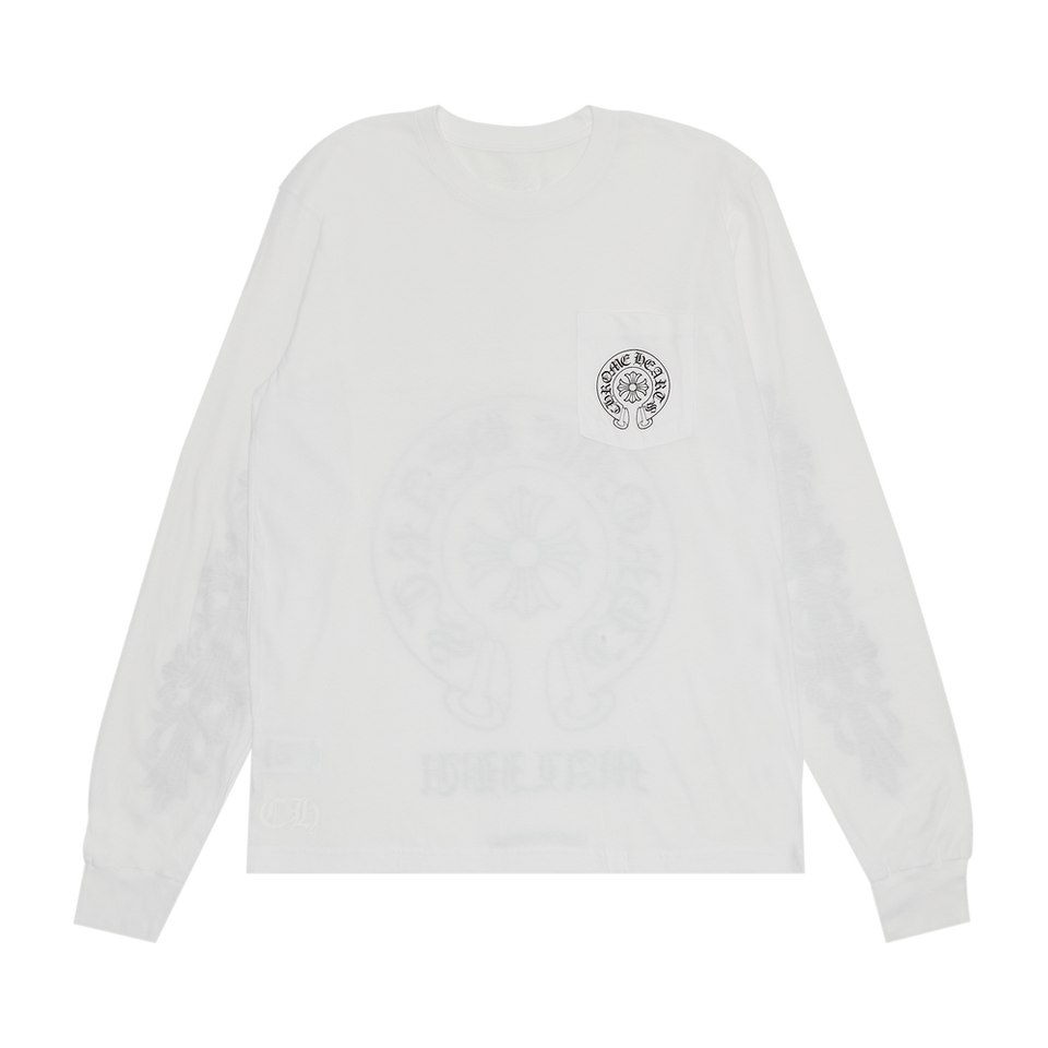 Chrome Hearts Malibu Exclusive Long-Sleeve T-Shirt White