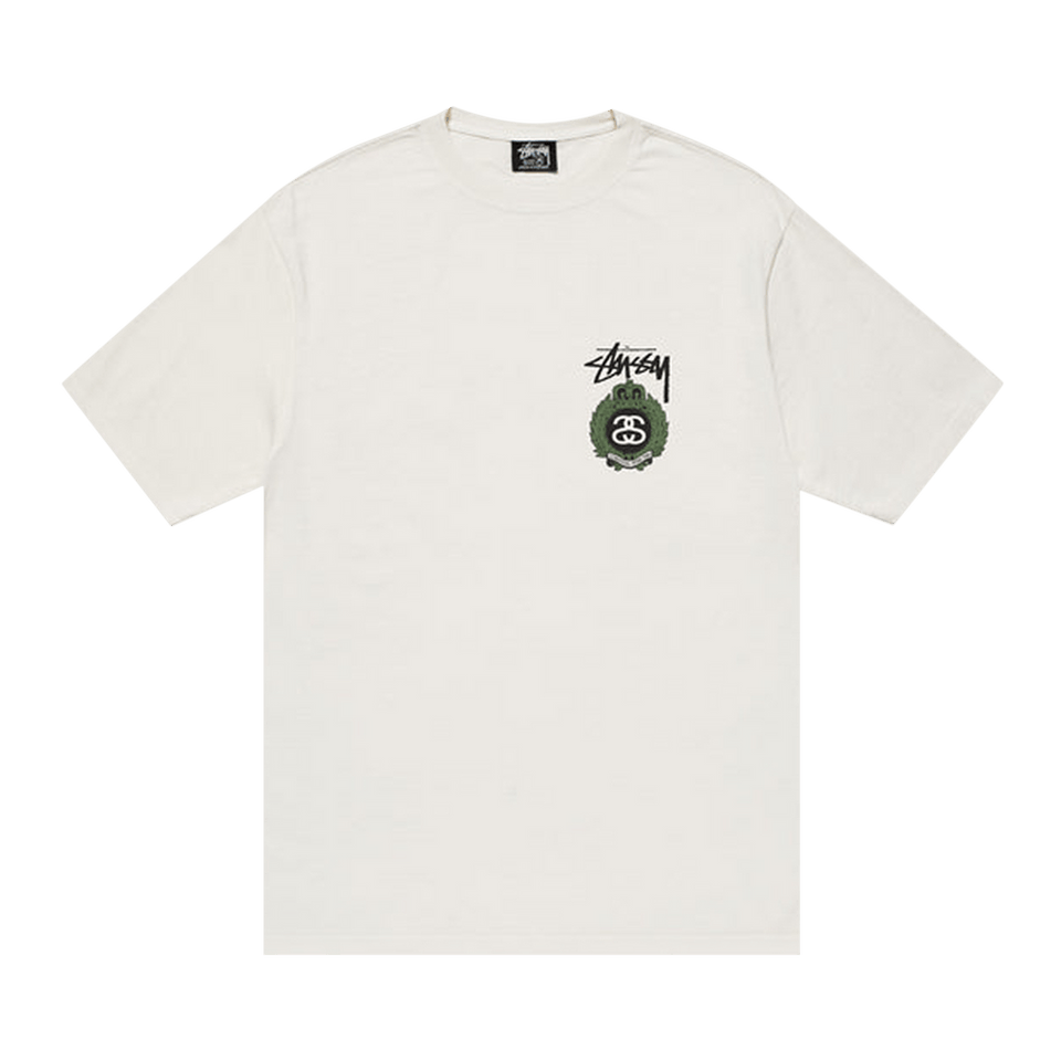Stussy Crown Wreath Pigment Dyed T-Shirt Natural