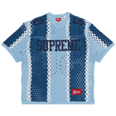 Supreme Crochet Football Jersey Slate