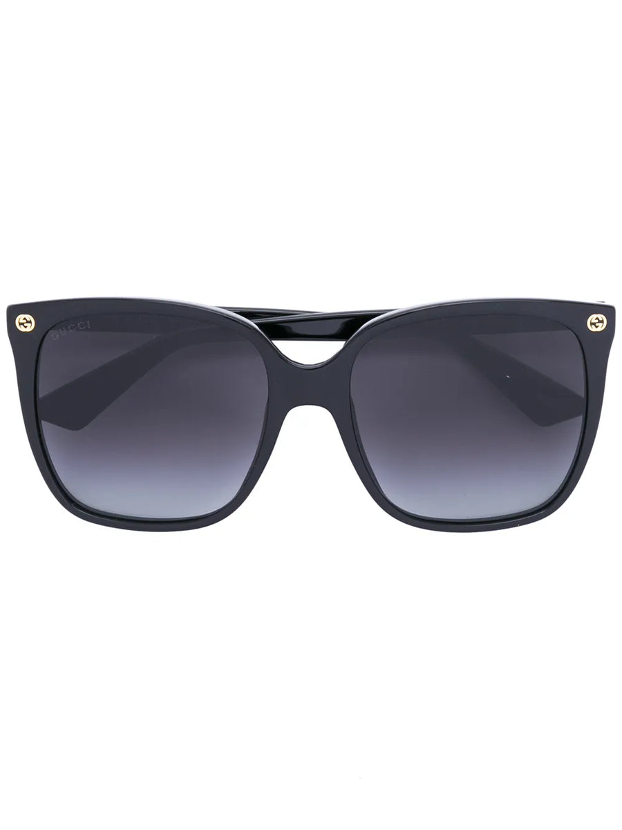 oversize gradient square sunglasses