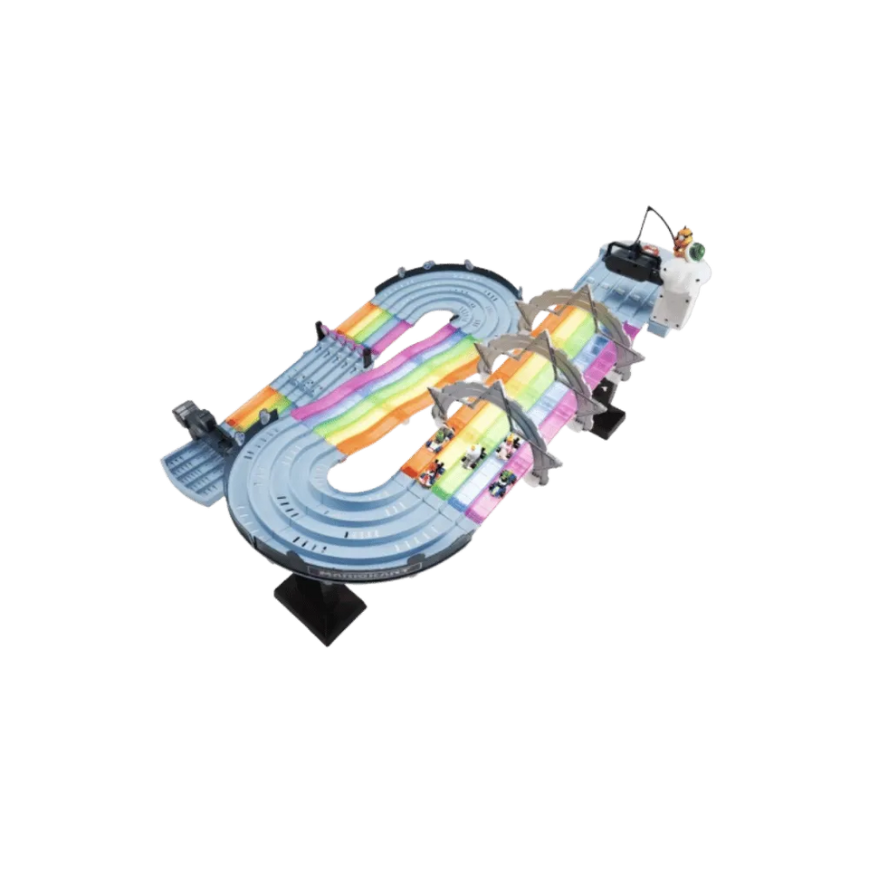 Hot Wheels Mario Kart Rainbow Road Raceway Set 1/64 Scale