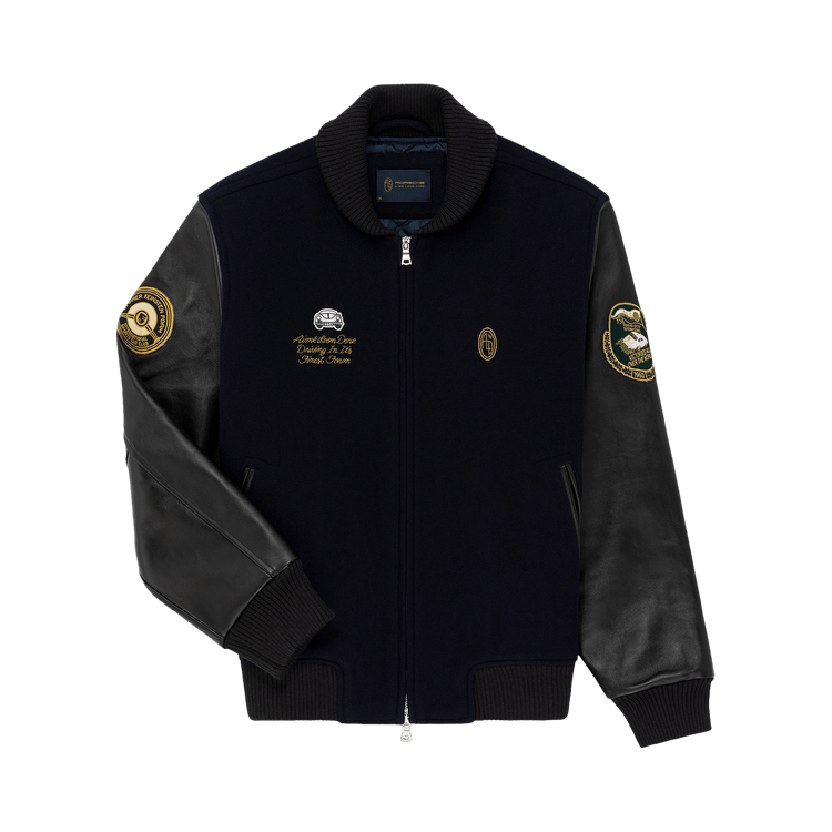Aimé Leon Dore x Porsche 356 Team Jacket Navy Blazer