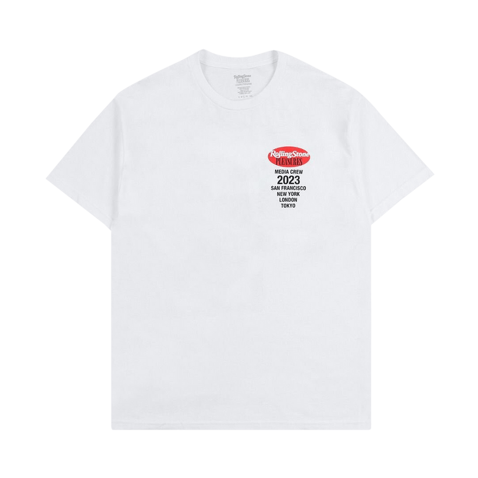 Pleasures Rolling Stone T-Shirt White