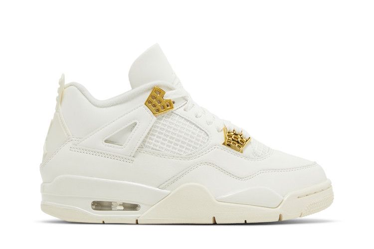 AIR JORDAN 4 RETRO Off WhiteMETALLIC GOLD-BLACK