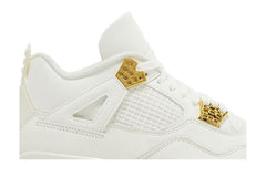 AIR JORDAN 4 RETRO Off WhiteMETALLIC GOLD-BLACK