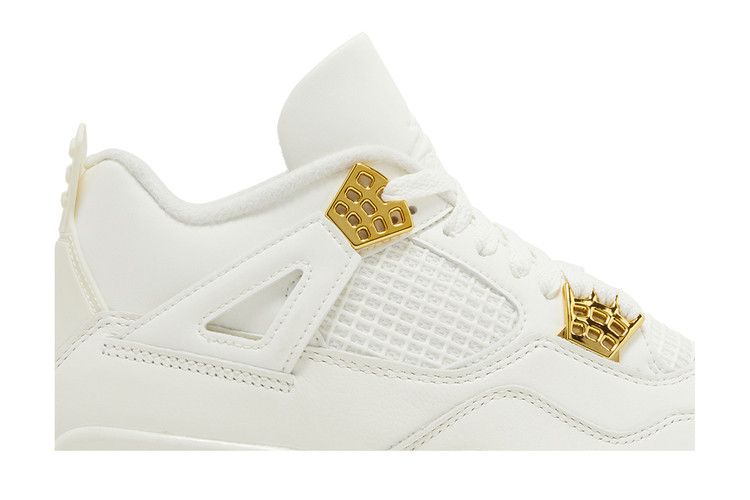 AIR JORDAN 4 RETRO Off WhiteMETALLIC GOLD-BLACK