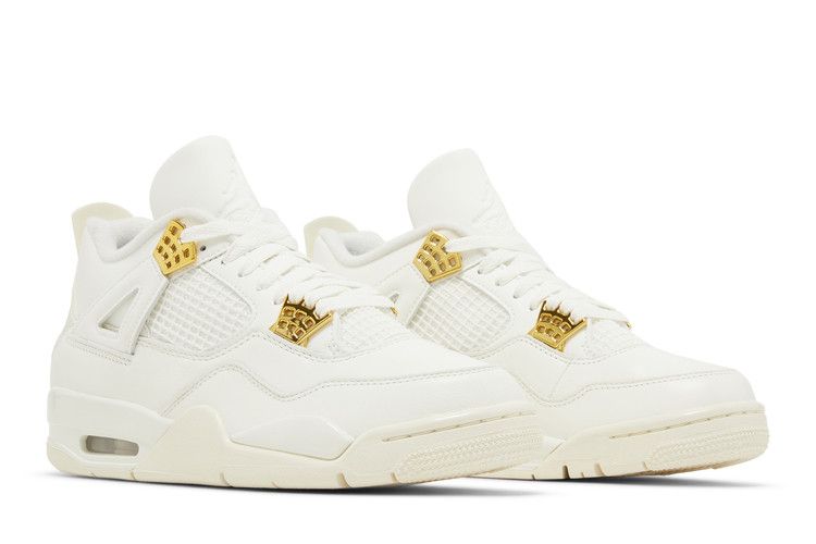 AIR JORDAN 4 RETRO Off WhiteMETALLIC GOLD-BLACK