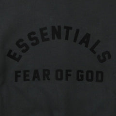 Fear of God Essentials Arch Logo Hoodie Jet Black