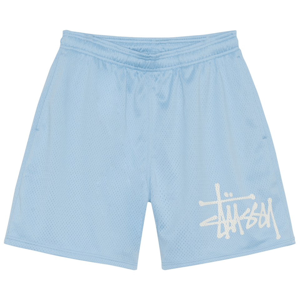 Stussy Big Basic Mesh Shorts French Blue