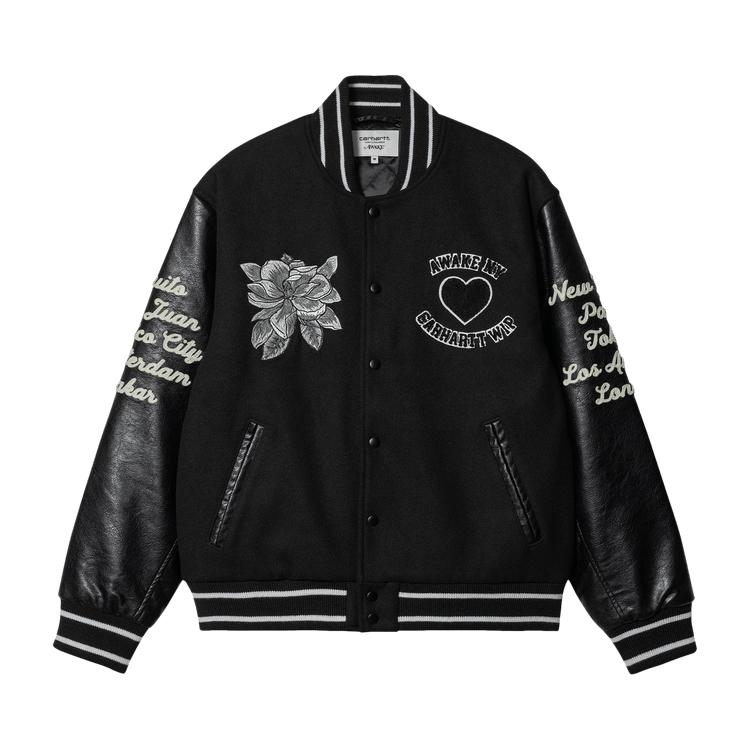 Carhartt WIP x Awake NY Teddy Jacket Black