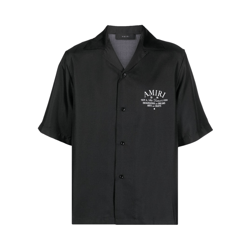 Amiri Arts District Bowling Shirt Black