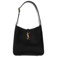Saint Laurent Le 5 A 7 Supple Hobo Bag Black
