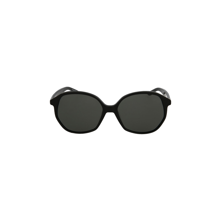 Balenciaga Round Frame Acetate Sunglasses Black/Grey