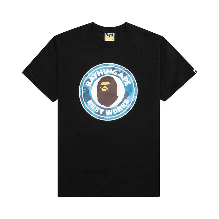 BAPE Honeycomb Camo Busy Works T-Shirt - Black