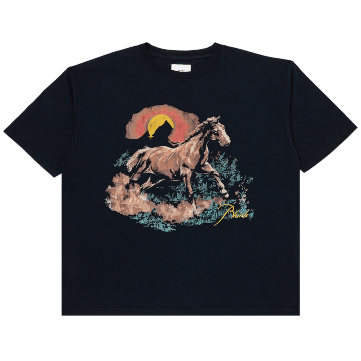 Rhude Santo T-Shirt Vintage Black