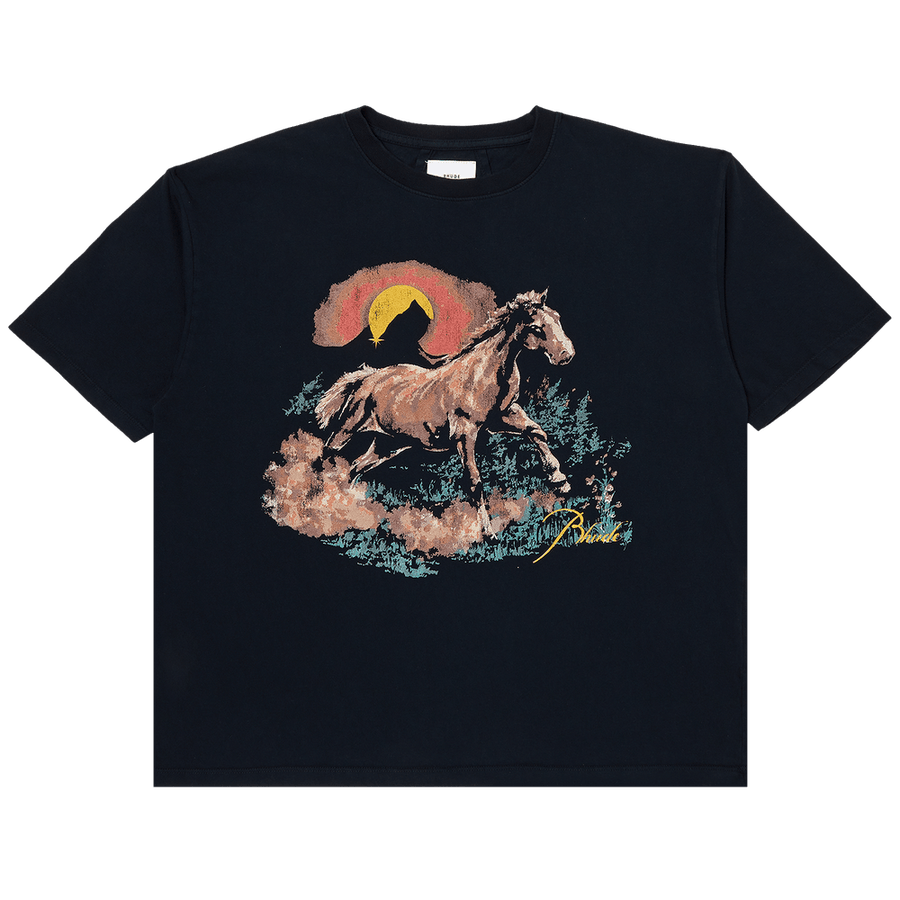 Rhude Santo T-Shirt Vintage Black