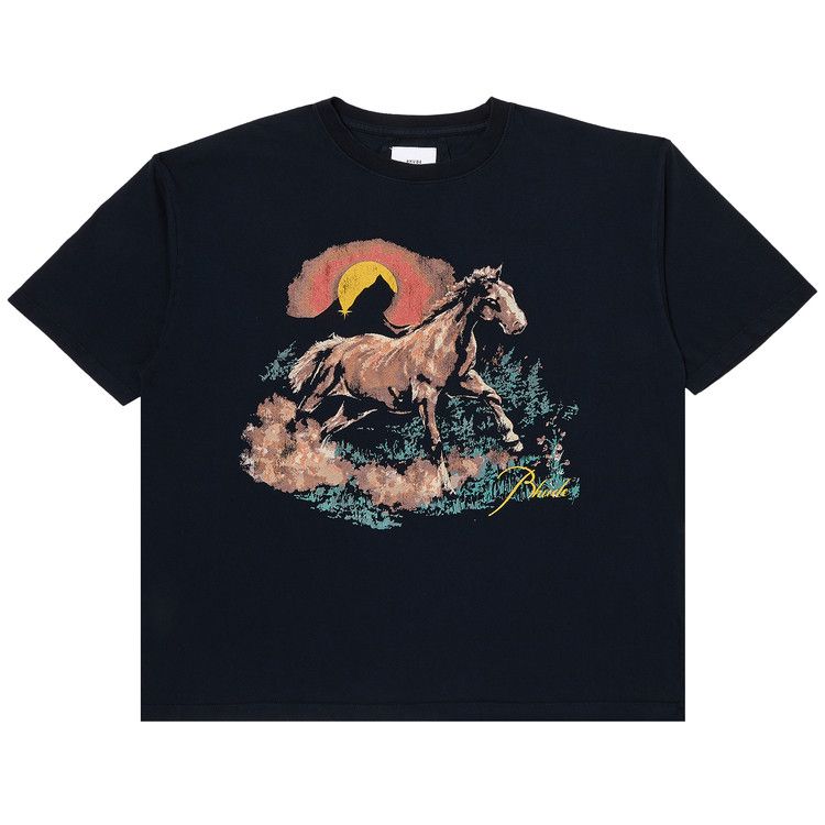 Rhude Santo T-Shirt Vintage Black