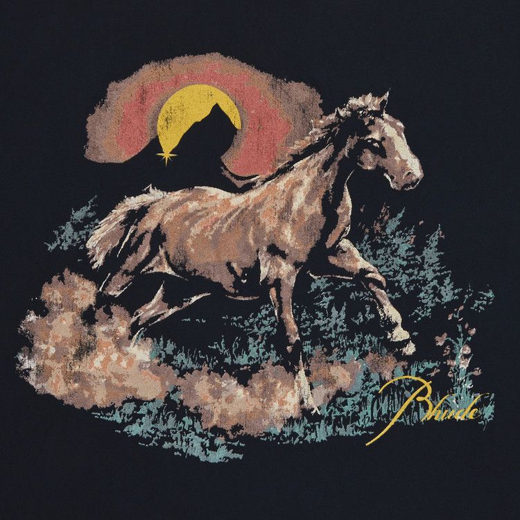 Rhude Santo T-Shirt Vintage Black