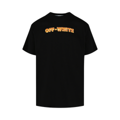 Off-White Arrows Print Crewneck T-Shirt Black/Orange