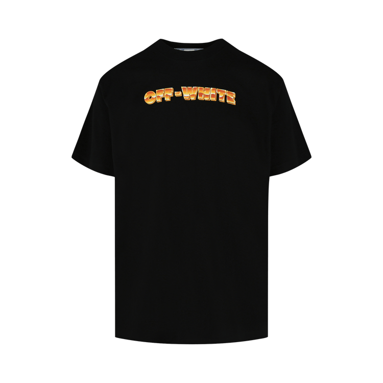 Off-White Arrows Print Crewneck T-Shirt Black/Orange