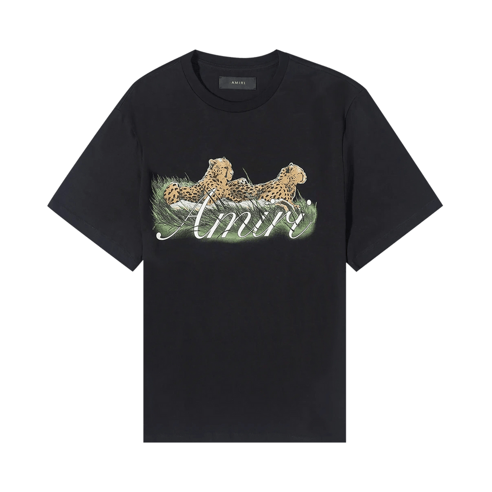 Amiri Cheetah Logo T-Shirt Black