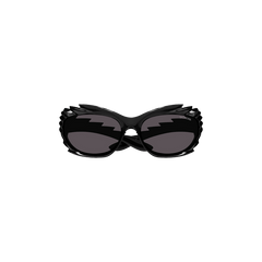 Balenciaga Spike Rectangle Sunglasses Black