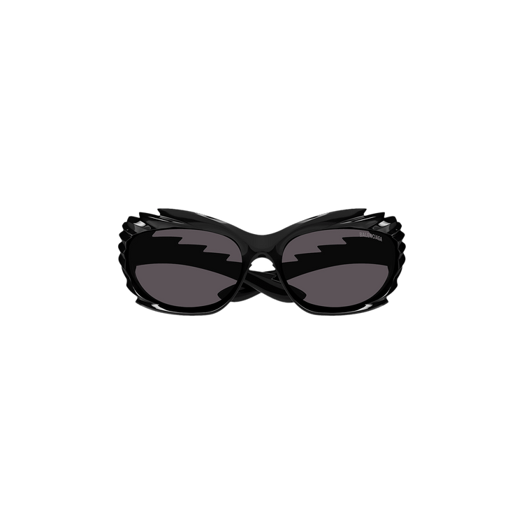 Balenciaga Spike Rectangle Sunglasses Black
