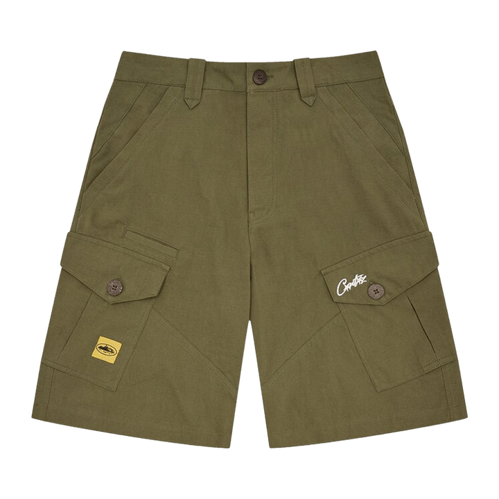Corteiz Storm Cargo Shorts Khaki