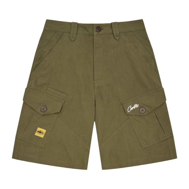 Corteiz Storm Cargo Shorts Khaki