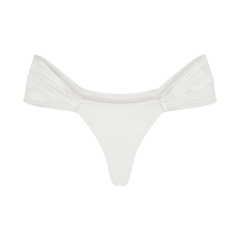 Ultra Fine Mesh Draped Thong