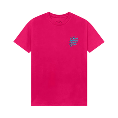 Anti Social Social Club Eyelash T-Shirt Pink