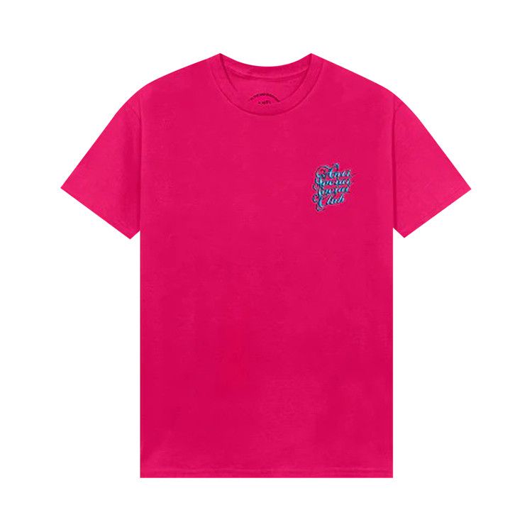Anti Social Social Club Eyelash T-Shirt Pink
