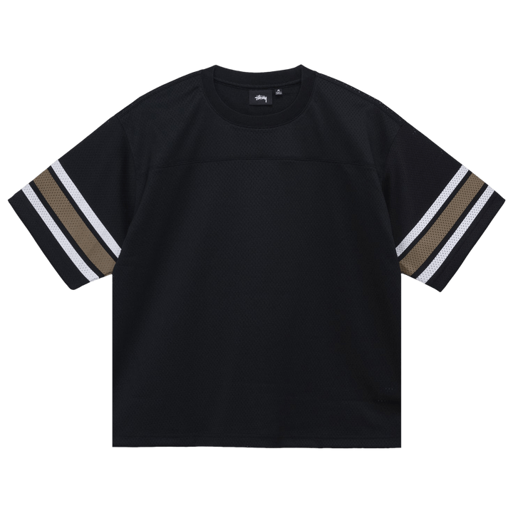 Stussy Surfman Mesh Football Jersey Black