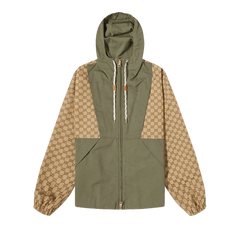 Gucci GG Canvas Zip Jacket Camel/Ebony