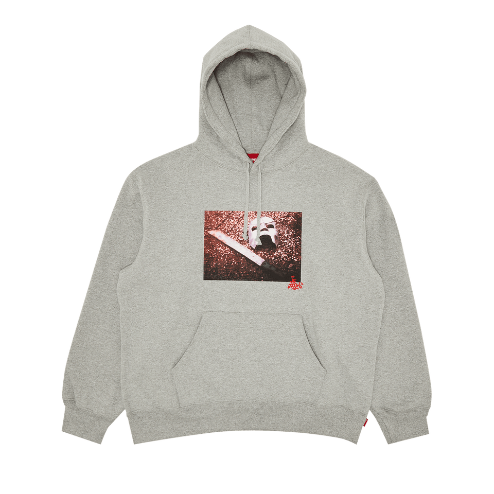 Supreme MF DOOM Hoodie Heather Grey