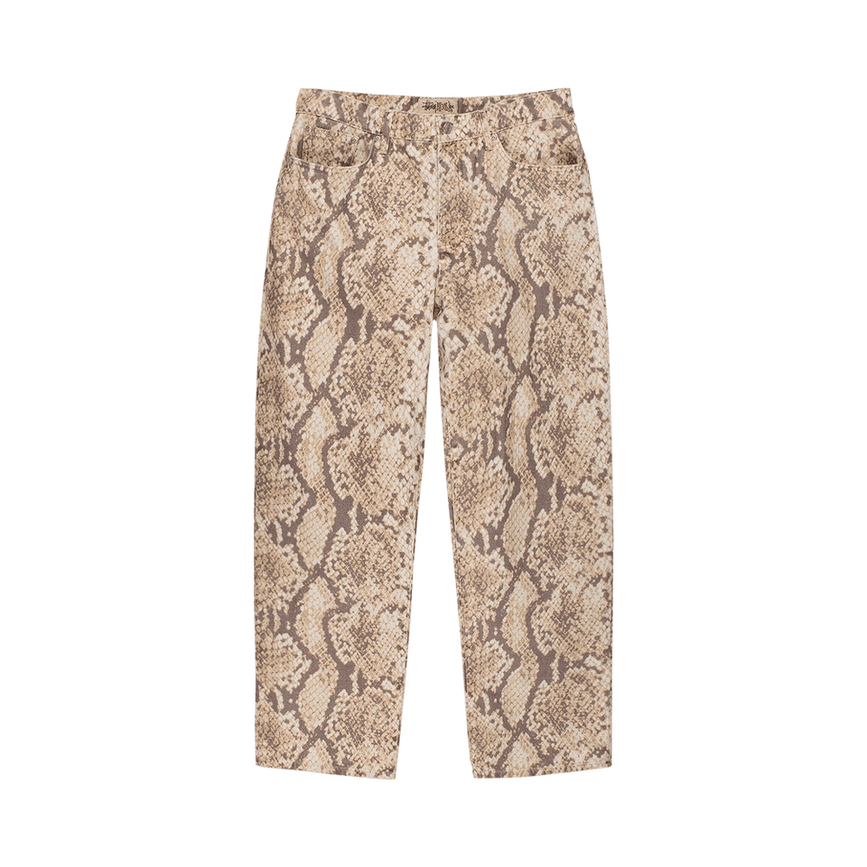 Stussy Washed Canvas Big Ol' Jeans Python